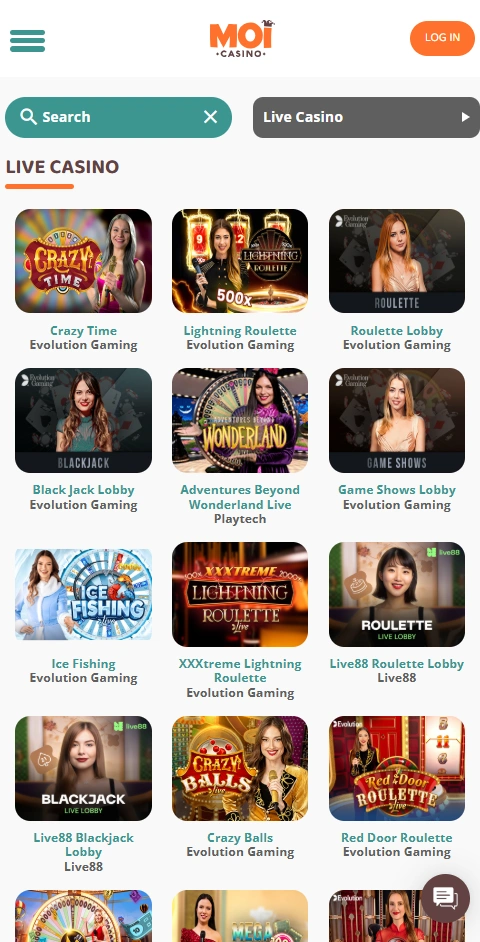 moi mobile games page